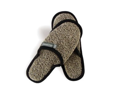 LINEN SLIPPERS