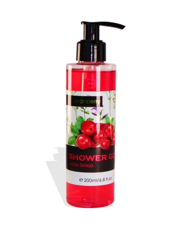 SHOWER GEL 'CRANBERRY', 200ml SHOWER GEL 'CRANBERRY'