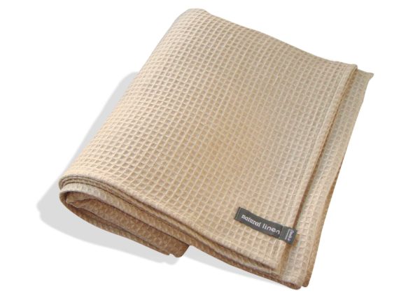 Linen Waffle Bath Towel