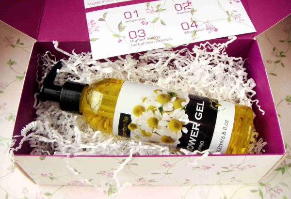 Shower gel Chamomile in the gift box