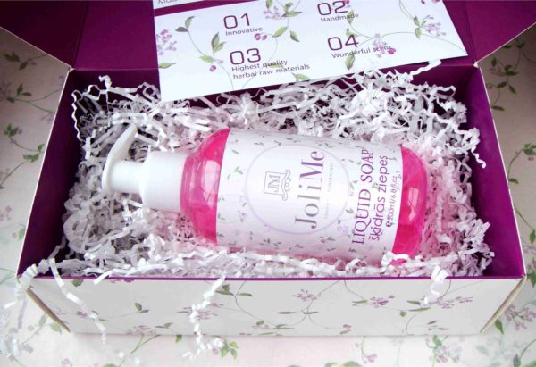 JoliME Liquid soap in the gift box