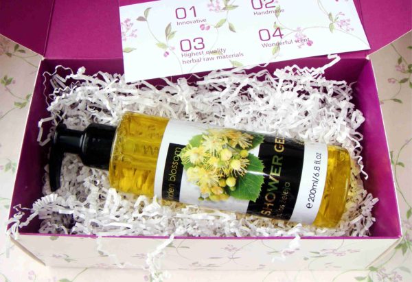 Shower gel Linden blossom in the gift box