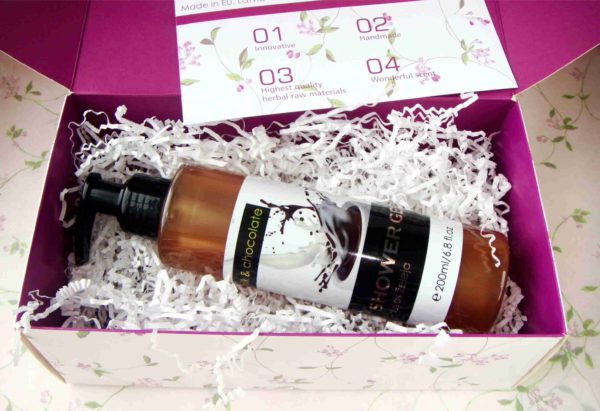 Shower gel Milk and chocolate in the gift box