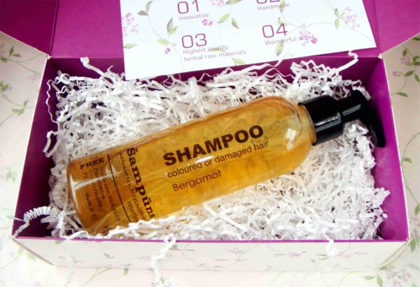 Shampoo Bergamot in the gift box