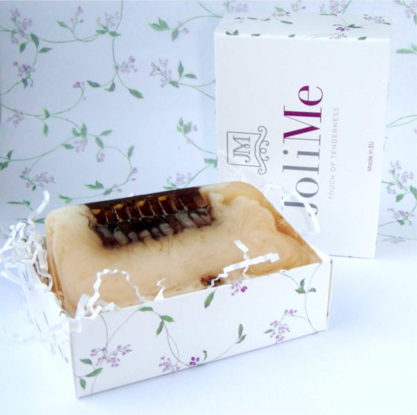 HONEY & MILK SOAP, 100gr in the gift box